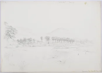 Yeavering Bell vanuit de Glen, 1867